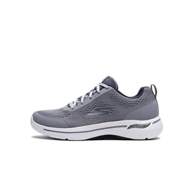 Afbeelding van Skechers Go Walk Arch Fit Idyllic, sneakers voor heren, grijs.