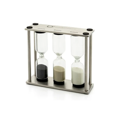 Afbeelding van Bredemeijer Duet Classic Tea timer zwart/taupe/wit