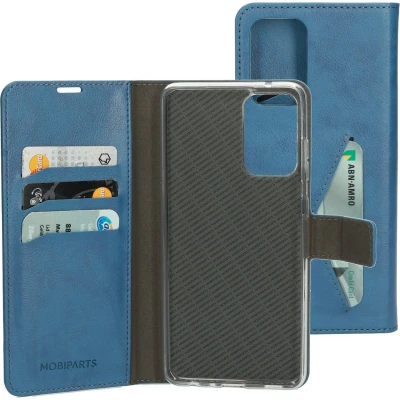 Afbeelding van Mobiparts Classic Wallet Case Samsung Galaxy A72 (2021) 4G/5G Steel Blue