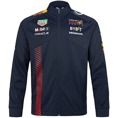 Afbeelding van Red Bull Racing Teamline Softshell Jas 2023 XL Max Verstappen Formule 1 Sergio Perez Oracle