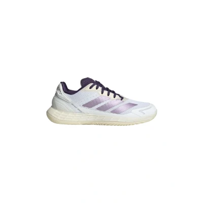 Afbeelding van adidas Defiant Speed 2 tennisschoenen voor dames, Ftwr White Powder Plum Aurora