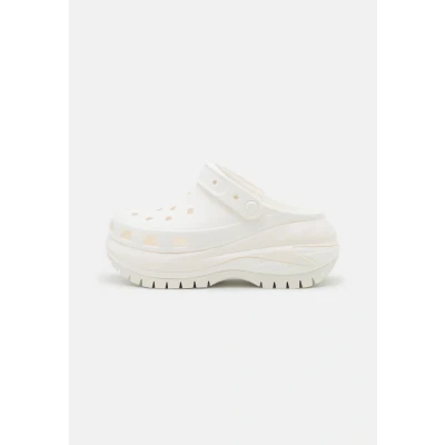 Afbeelding van Crocs Classic MEGA Crush Unisex Muiltjes, Maat: 41 42, White Kunststof