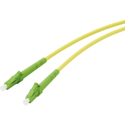 Afbeelding van Vivanco 45713 Glasvezel Netwerkkabel, patchkabel LC 5 m Neon geel, groen Extreem dun, Flexibel, Flexibele binnenader, Glasvezelband, Bestand tegen