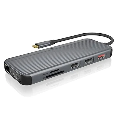 Afbeelding van ICY BOX IB DK4060 CPD, 1 zu 12 USB Type C® Notebook DockingSt. Laptopdockingstation Geschikt voor merk: Universeel