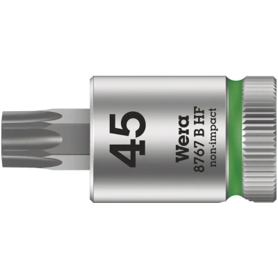 Afbeelding van Wera 8767 B HF Zyklop bitdop 3/8&quot; torx T45 x 38.5mm