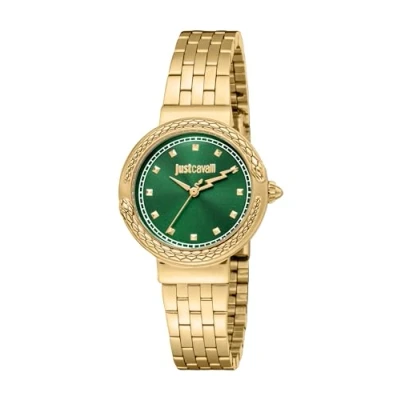 Afbeelding van Just Cavalli Dameshorloge analoog kwarts met Armband van roestvrij staal JC1L311M0035, goudkleurig, armband, Gouden kleur,