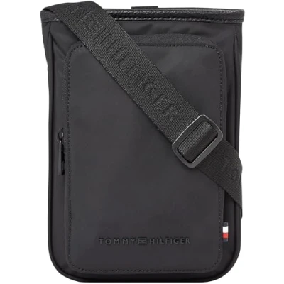 Afbeelding van Tommy Hilfiger Repreve MINI Crossover Schoudertas, Heren, Maat: One Size, Black