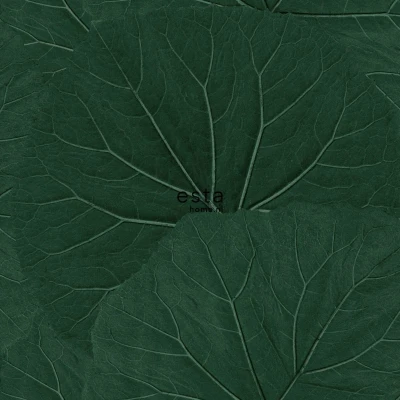 Afbeelding van ESTAhome behang grote bladeren emerald groen 138997 0,53 x 10,05 m