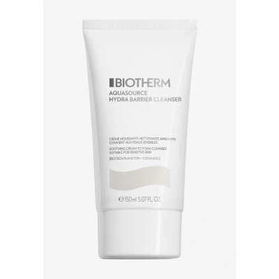 Afbeelding van Biotherm Aquasource Hydra Barrière Reiniger Hydrateert en versterkt alle huidtypes Verrijkt met ceramiden Biotech Plankton 150ml