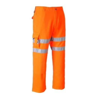 Afbeelding van Portwest Rail Combat Broek, Kleur: Oranje, Maat: XL, RT46ORRXL
