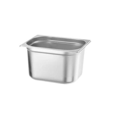 Afbeelding van Hendi GN container 1/2 lichtgewicht roestvrij staal 12,5L stapelbaar 325x265x200mm