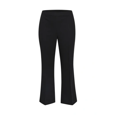 Afbeelding van Kaffe Curve Sakira Broek, Dames, Maat: 50, Black deep
