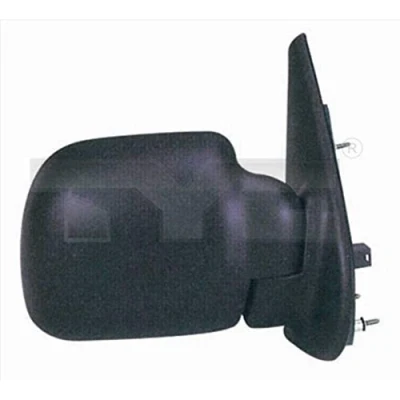 Afbeelding van Buitenspiegel Tyc 328 0028 Links Zwart Vlak, voor elek. spiegelverstelling RENAULT: Kangoo I, I Express