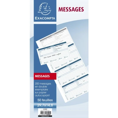 Afbeelding van Exacompta 13290E 5x MESSAGES TELEPHONES