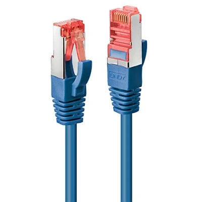 Afbeelding van UTP Category 6 Rigid Network Cable LINDY 47717 Blue 1 m Unit