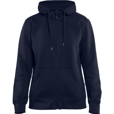 Afbeelding van Blaklader Dames hoodie met rits 3395 1048 Marineblauw XXL