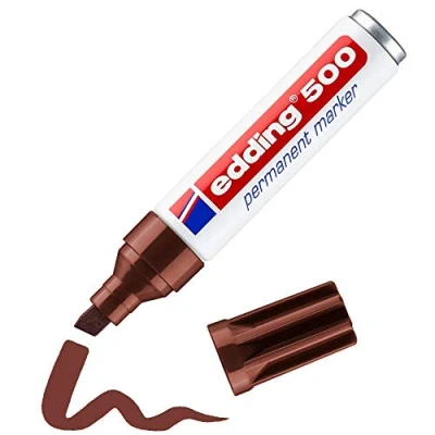 Afbeelding van Edding 500 Permanent Marker Bruin