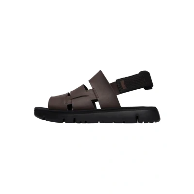 Afbeelding van Camper Oruga Outdoorsandalen, Heren, Maat: 45, Brown Leer en textiel