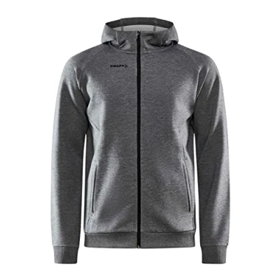 Afbeelding van CRAFT CORE SOUL FULL ZIP HOOD M DK GREY MELANGE / XL