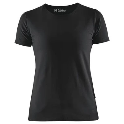 Image de T Shirt femme noir, coupe ajustée