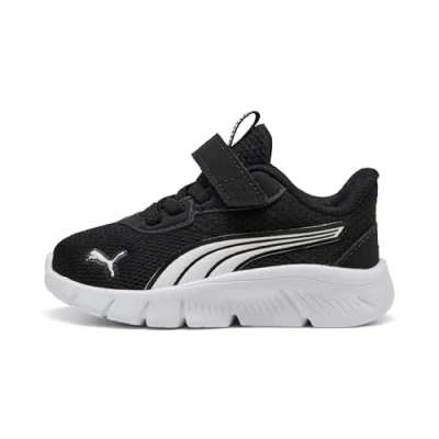 Afbeelding van PUMA Flexfocus Modern Ac+ Inf Sneakers, uniseks, baby, Zwart Wit, 24 EU