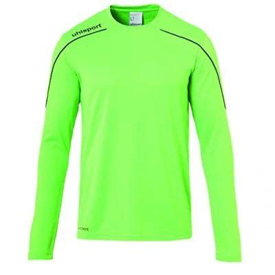Afbeelding van Uhlsport Stream 22 Voetbalshirt Lange Mouw Kinderen Fluo Groen / Zwart Maat: 164