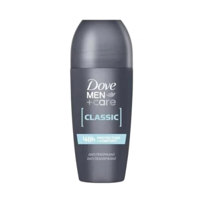Afbeelding van Dove Deodorant voor heren &amp; Care Classic Roll On 48 uur, 50 ml (1)