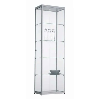 Afbeelding van Vitrinekast 4 legborden 200x60x40 Aluminium