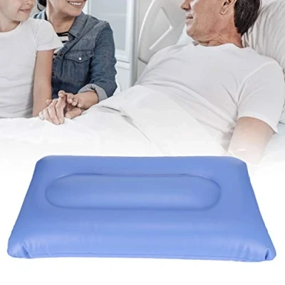 Afbeelding van Luchtmatras, drukontlasting en anti decubitus, preventie van de behandeling doorligwonden, pijnstillend kussen met pomp, voor ouderenverzorging (55 x 32 cm)