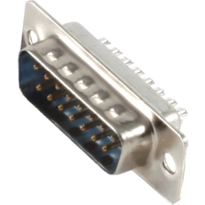 Afbeelding van Gameport connector 15 pins SUB D (m) / solderen