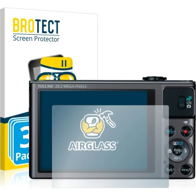Afbeelding van BROTECT Screenprotector voor Canon PowerShot SX620 HS Folie Beschermfolie Beschermglas transparant (3 Stuks)