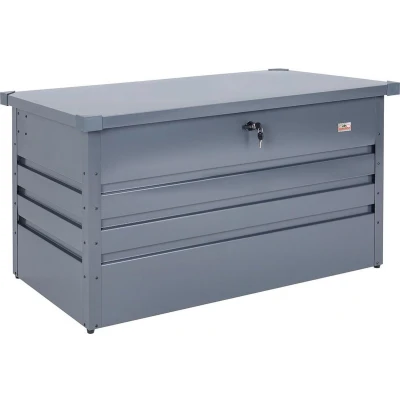 Afbeelding van Gardebruk Opbergbox staal met slot 120 x 62 63 cm weerbestendig