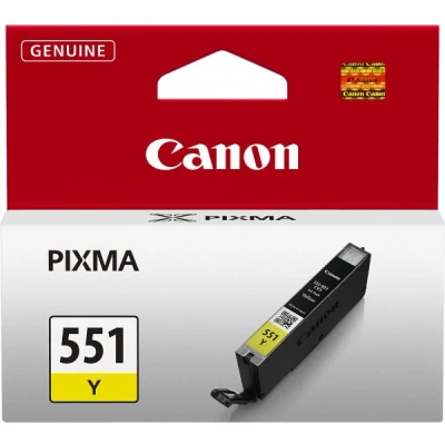 Afbeelding van Canon CLI 551Y Inktcartridge Geel