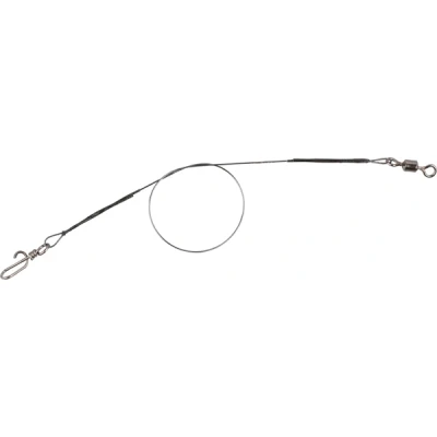 Afbeelding van Mikado Jaws Titanium Leader Light 25cm/10kg 2 pcs. Roofvis onderlijn
