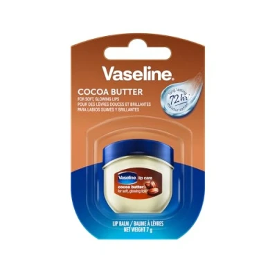 Afbeelding van Vaseline Lip Therapy Cocoa Butter Lippenbalsem 7 g potje mini pocket lipbalsem