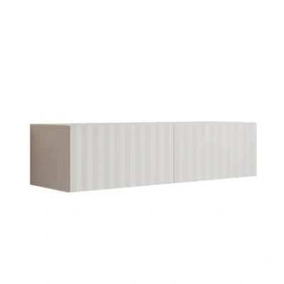 Afbeelding van Meubella TV Meubel Angelina Wit 128 cm