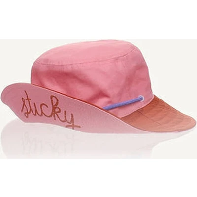 Afbeelding van Sticky Lemon Sun hat Zomer Kinderhoed 54 CM Vissershoed Zonnehoed Pink flower + willow bro