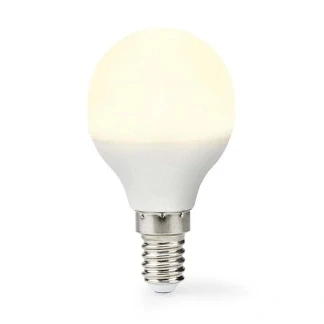 Afbeelding van LED lamp E14 Kogel Nedis (4.9W, 470lm, 2700K)