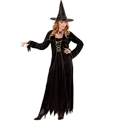 Afbeelding van Witch (jurk, hoed) (M)