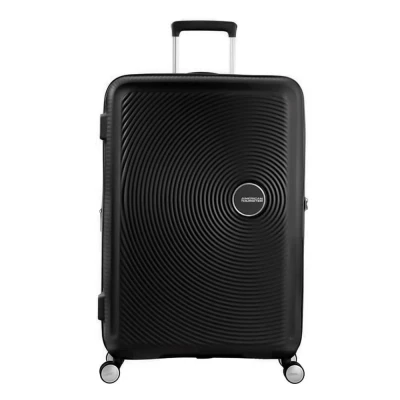 Afbeelding van American Tourister Soundbox Spinner 77 Expandable bass black Harde Koffer