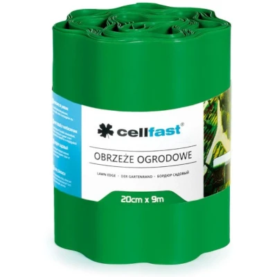 Afbeelding van Cellfast Tuinrand 20cm x 9m Gazonrand Groen kleur