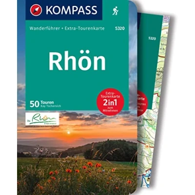 Afbeelding van KOMPASS Wanderführer Rhön, 50 Touren mit Extra Tourenkarte