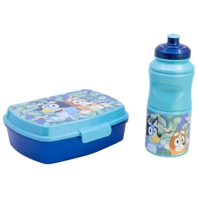 Afbeelding van Bluey Ensemble boîte à déjeuner rectangulaire et gourde sport 380 ml