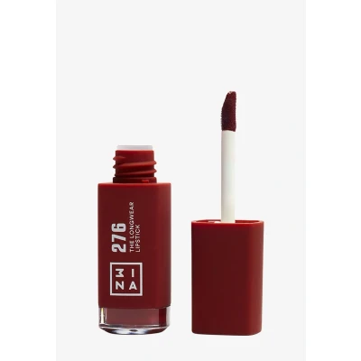 Afbeelding van 3ina THE Longwear Lipstick Vloeibare lippenstift, Maat: 6 ml, 276 maroon brown