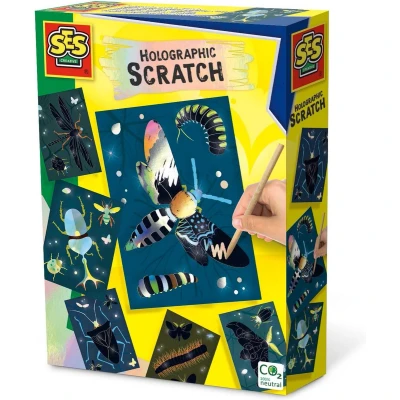 Afbeelding van Ses Creative Scratch Insecten Holografisch