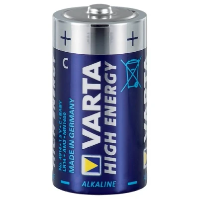 Image de Lot de 2 piles type lr14 1.5 volts Varta 4914/412