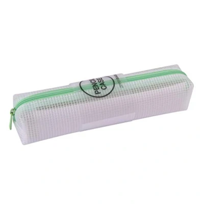 Afbeelding van APLI 18700 Doorschijnende tas met ritssluiting Nordik Collection hoes Groen Afmetingen 210 x 45 mm