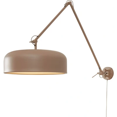 Afbeelding van it&#039;s about RoMi Wandlamp Marseille Grijs Ø48cm Binnen Modern