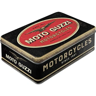 Afbeelding van Moto Guzzi Tinnen Blik Plat