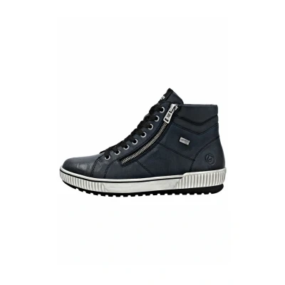 Afbeelding van Remonte D0772 veterlaarzen voor dames, Blauw, 37 EU